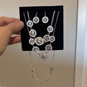 Elegant Silver Jewelry Set